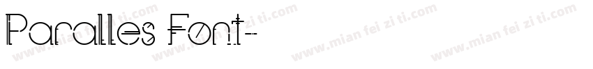 Paralles Font字体转换